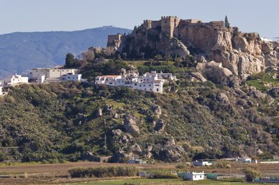 View of Salobrena by Unbekannt Unbekannt